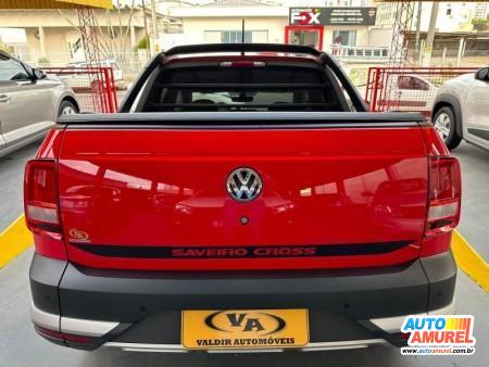 VW - Volkswagen Saveiro Cross 1.6 16v C.D. Branca 2021 - Campo Grande